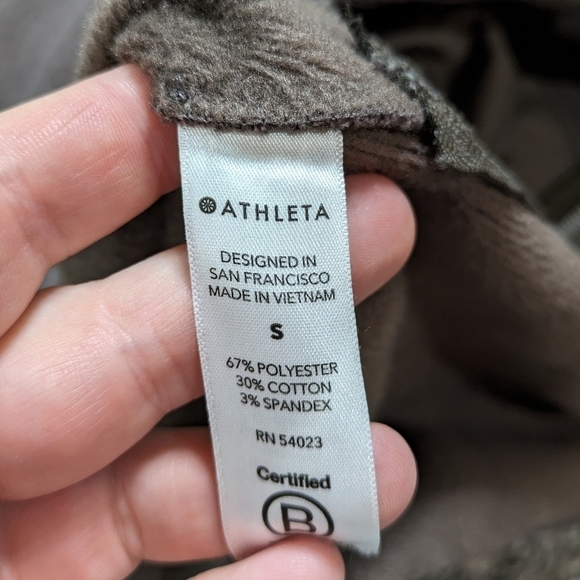 Athleta brown turtleneck long sleeve sweatshirt S - Picture 10 of 11